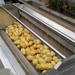 土豆脱皮清洗机