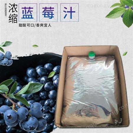花青健蓝莓浓缩汁 大兴安岭产地蓝莓浓缩汁 蓝莓饮品原材料