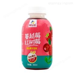 龙江红 大兴安岭蔓越莓果汁350ml 红树莓果汁 诚招全国经销商