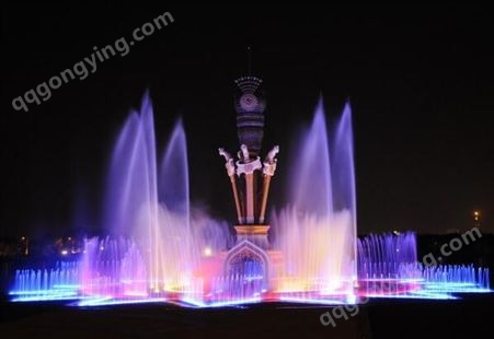 大型广场水幕音乐喷泉 美亚景观 造型美观 简约大方 欢迎来电