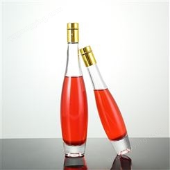 航万玻璃瓶厂定制冰酒瓶 玻璃葡萄酒分装瓶 果酒瓶