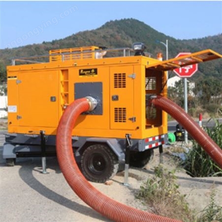 阿科瑞AQURICH 应急自吸式排污泵排水移动泵车排水设备 大流量
