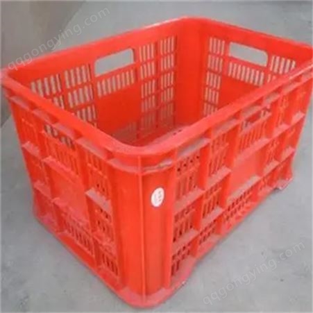 亿恩塑料制品 长方形水果箱 菜筐周转箱定制 运输套叠可用