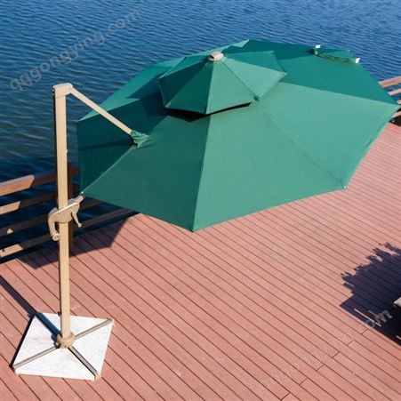 户外遮阳伞美国sunbrella面料庭院太阳伞防水罗马伞sunbrella布料