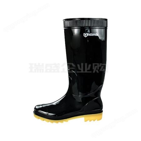 ANDANDA安丹达 Rain高筒雨靴 106902 41码 黑色 防水