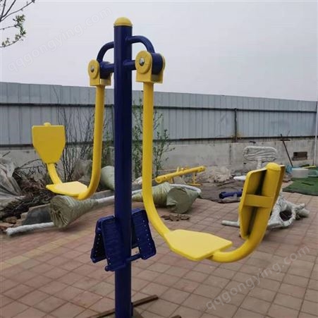 户外健身路径双位坐蹬 公园小区健身器材 中老年锻炼器材 泰昌体育
