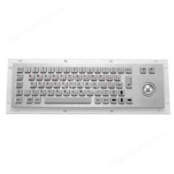 金属键盘厂家科羽防水带光电不锈钢轨迹球鼠标KY-PC-N