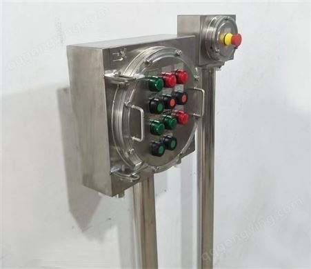 多功能防爆不锈钢操作柱BZC 304不锈钢材质隔爆按钮箱 操作箱 控制箱