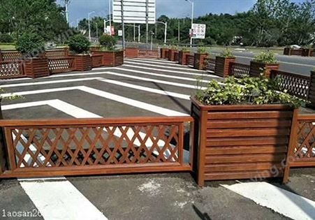 铝合金仿木花箱厂家 成都街道定制仿木花箱 园林绿化花坛