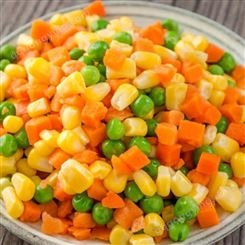 速冻果蔬 冷冻农产食品 胡萝卜玉米粒青豆 健康便捷