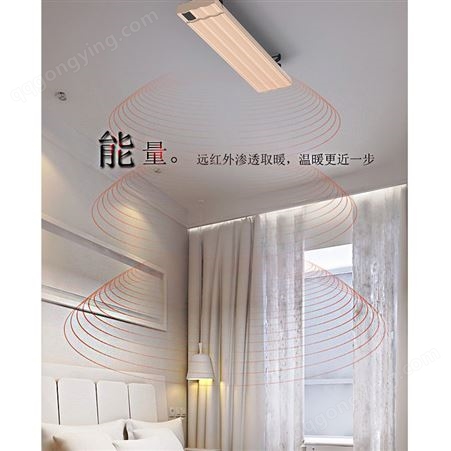 赛阳远红外石墨烯电采暖商用大面积采暖家用壁挂电暖器FS-25QD