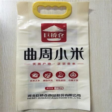 蓝田县石磨面粉包装,杂粮小米包装袋,粉条粉丝包装设计,金霖彩印厂