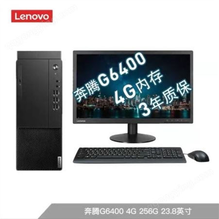 联想启天M435 G6400(双核4.0G) 4G 256G SSD win10  21.5寸显示器