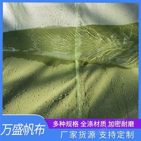 绿色PVC涂塑布油布三防布 涤纶防水帆布布料 耐磨防雨布