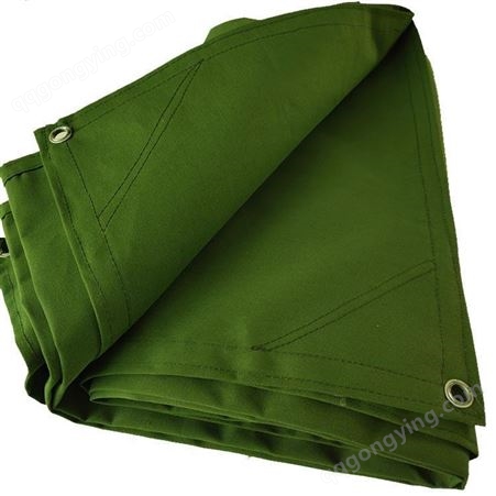 户外绿色有机硅防雨帐篷布料遮阳雨棚防水帆布