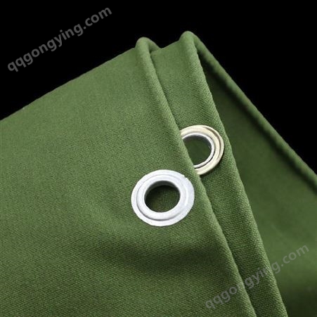 绿色2米宽有机硅防水加密加厚防刮帆布篷布门帘布
