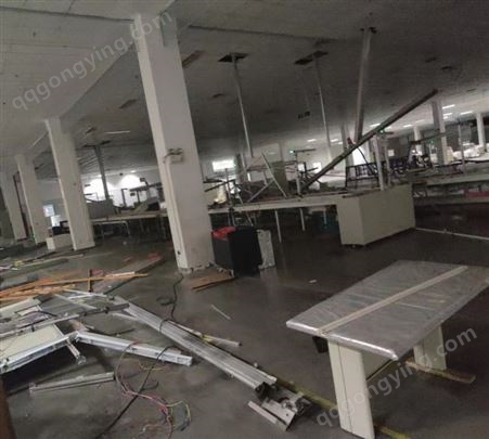食品厂设备回收拆除无尘车间松 江区钢构厂棚打包