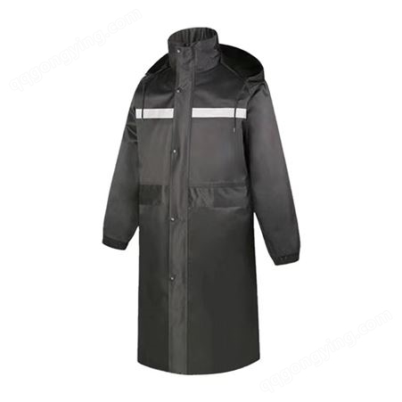 诚格CG-22-Y003N诚格（C&G）环卫双层分体式雨衣套装 带反光条 黑色 4XL 大货10天