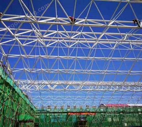 车站候车厅站台网架钢结构 使用寿命长耐腐蚀结构稳固 光磊供应