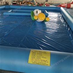 华予游乐充气游泳池 pvc夹网布可移动儿童游戏充气水池诚信商家