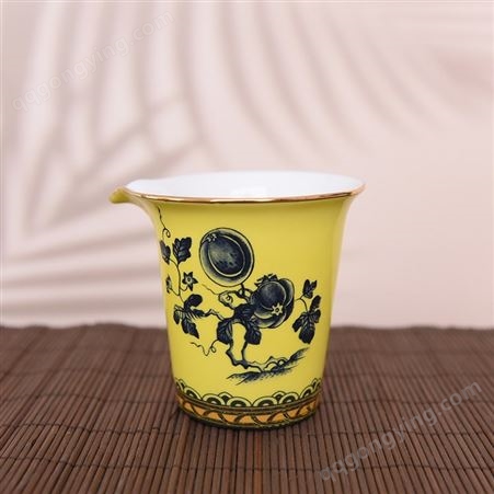 陶瓷功夫茶具套装 创意骨瓷茶水杯壶 商务 活动 伴手礼品logo