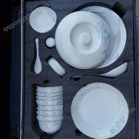 2022新款碗碟套装家用 碗 碟唐 山 骨瓷欧式碗盘子组合