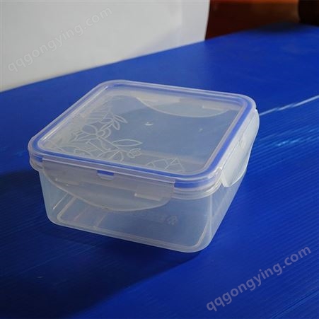 透明塑料盒 食品保鲜盒 华鹏 加厚材质 耐高温