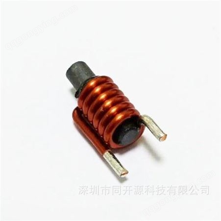 原厂环保 插件磁棒电感R5*20电感量1.0UH 线径1.8MM现货销售