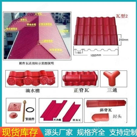 武汉大量销售 塑料建材树脂瓦 防火屋顶瓦 别墅装饰树脂瓦