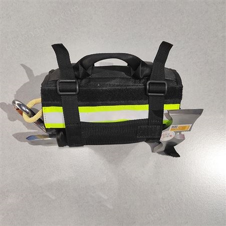 消防应急逃生自救安全绳套装 可调下降器安全钩扁带