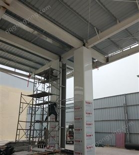 新能源加油站 支撑柱体安装包柱护角圆角铝 抗风铝板