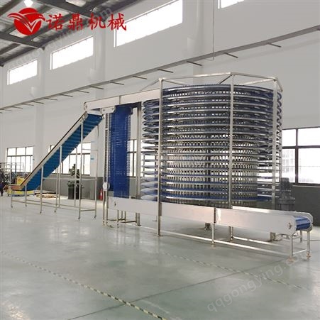 虾滑螺旋速冻机 海鲜水产速冻设备 大产量速冻机器 诺鼎可定制