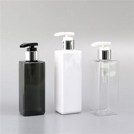 厂家批发 200ml方形瓶 PETPCR塑料瓶 乳液瓶 洗发护发瓶 日化包装