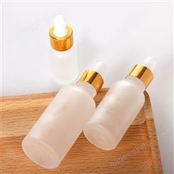 厂家批发 滴管瓶 透明精油玻璃瓶 10ml 20ml 30ml l透明磨砂精油空瓶 可定制