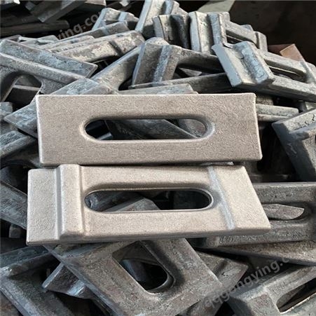 铸钢轨道压板  铁路用紧固件 镀锌铁路垫板 钢轨连接板