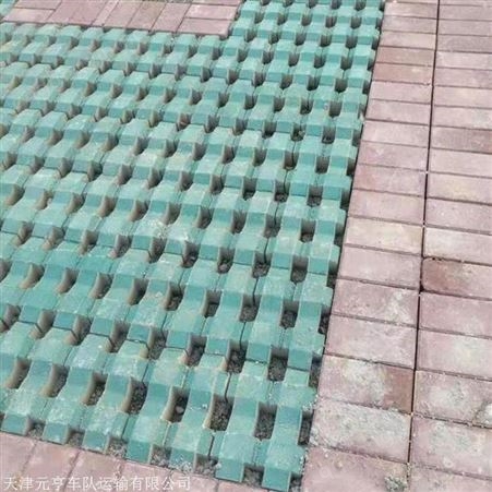 北京通州草坪砖 八字草坪砖批发 彩色路面草坪砖