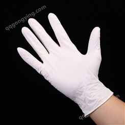 一次性使用防尘防汗耐磨 韧性强抗撕拉 9寸 无粉丁腈手套