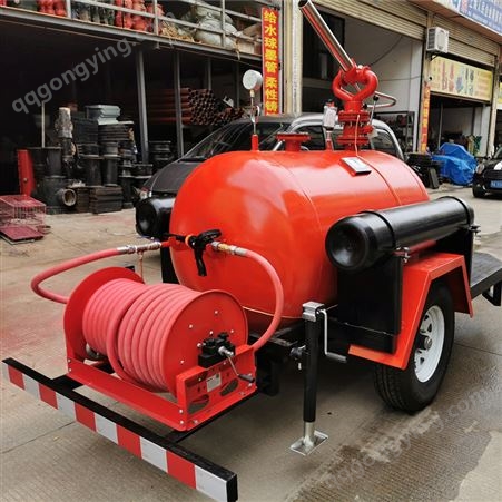 性能可靠 种类齐全 高压氮气为动力 YGFZ500移动式干粉灭火装置