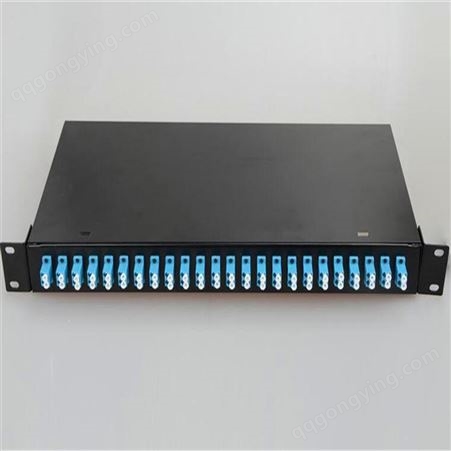机架式12芯光纤终端盒 SC/FC尾纤光缆终端盒批量供应（可选满配）