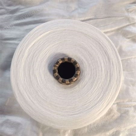 白色涤棉纱线 可漂染 无异纤维纯棉 原纱合股线厂家 金利德定制