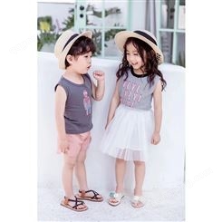 泡菜家 童装品牌童装 夏季童装韩版 AH 童装的尾货批发