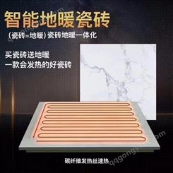 暖力捷碳纤维电热瓷砖模块 电地暖速热芯片家居取暖电地暖