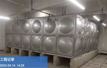 304焊接式不锈钢保温水箱 可定制 氩弧焊焊接工艺 欢迎大家选购