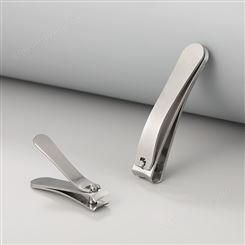 厂家批发家用便携式不锈钢银色指甲剪大小号套装多功能修甲工具