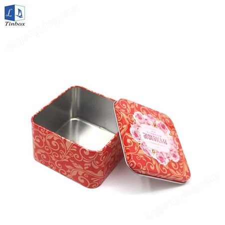 2022方形高档马口铁盒结婚喜糖盒中式红色圆形订婚喜糖盒子批发