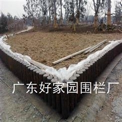 广州仿树桩厂  3米水泥仿树桩制作  好家园  2米仿树皮桩生产批发
