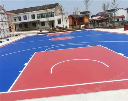 运动场羽毛球篮球场硅pu地胶室外操场地面塑胶跑道可带施工