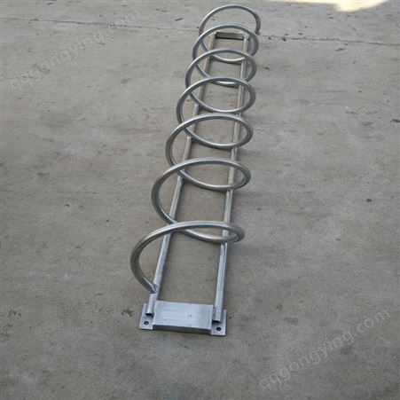 304不锈钢自行车停车架单车摆放架分体卡位式可调节螺旋停放架
