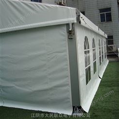 沙厂沙石生产存放篷房临时仓库帐篷组装装配式结构使用年限长寿命十年以上