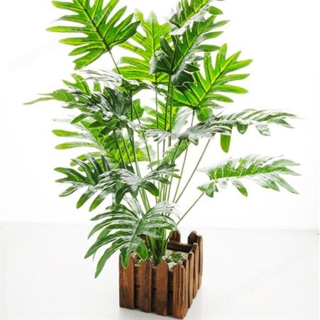 065仿真植物 大型立体氛围造景假绿植装饰 无异味提供安装